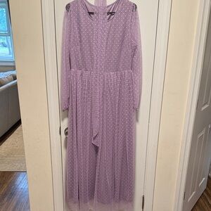 Lavender Polka Dot Dress